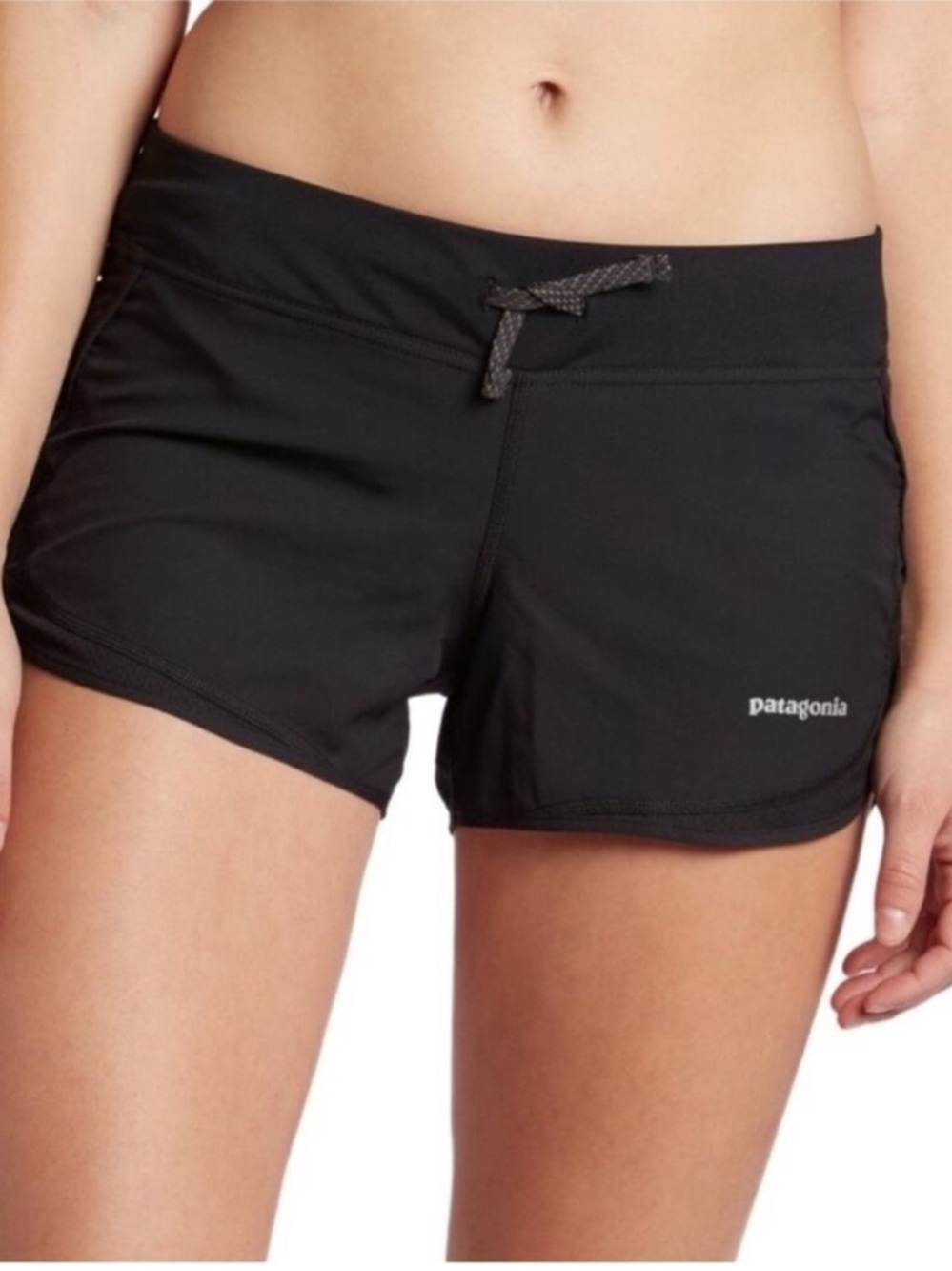 Patagonia  Nine Trail Shorts 4"  Black Athletic Running activewear Sz Small